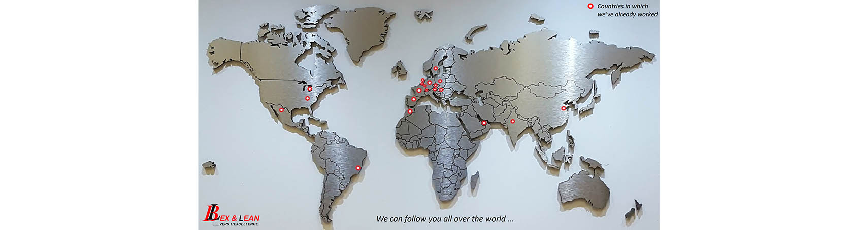 MapMonde de nous lieux d'intervention